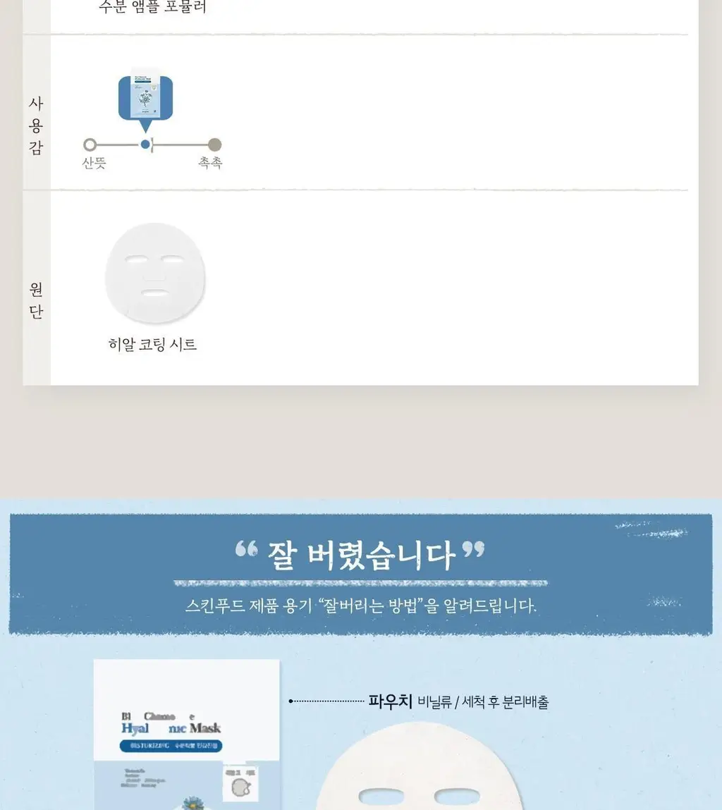 [NEW] 스킨푸드 블루 캐모마일 히알루로닉 마스크시트 10매 상세페이지 21